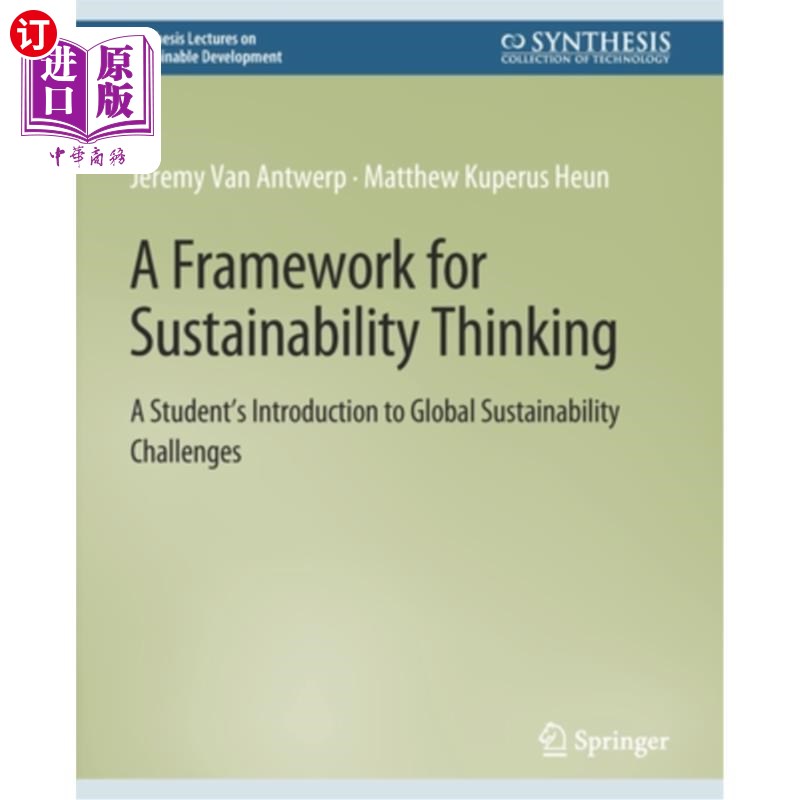 海外直订A Framework for Sustainability Thinking: A Student's Introduction to Global Sust 可持续发展思维框架:学生对全球