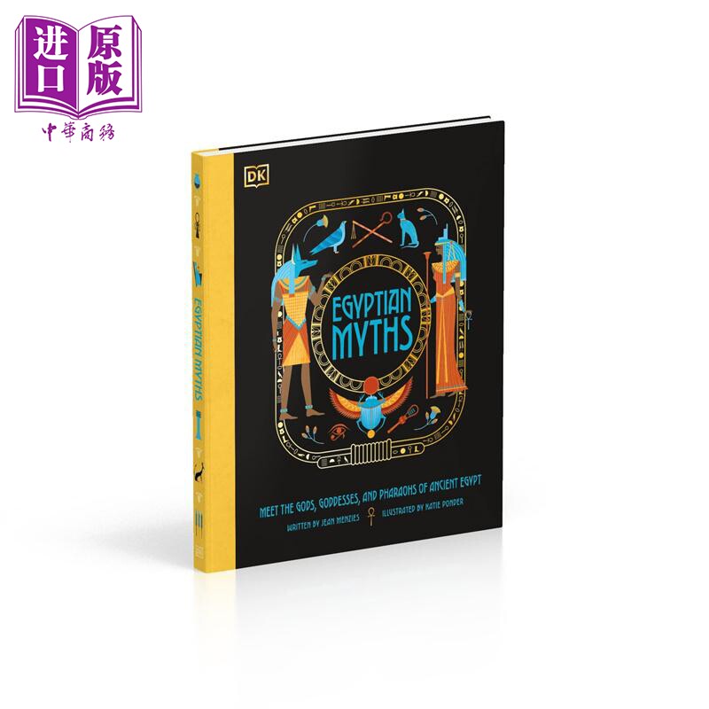 DK神话系列 埃及神话 英文原版 Egyptian Myths DK 人文社科 科普 百科 神话 历史【中商原版】