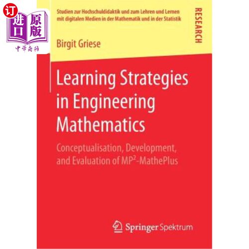 海外直订Learning Strategies in Engineering Mathematics: Conceptualisation, Development,  工程数学学习策略：Mp2数学