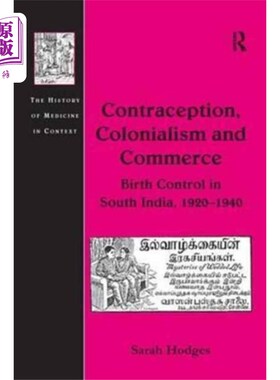 海外直订Contraception, Colonialism and Commerce 避孕、殖民主义和商业