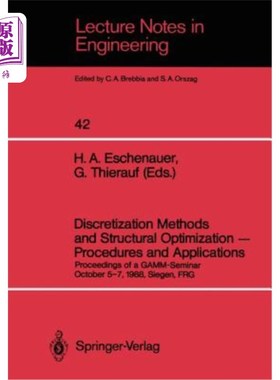 海外直订Discretization Methods and Structural Optimization -- Procedures and Application 离散化方法和结构优化——程序和