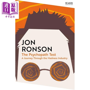 逃离疯人院 疯狂之旅 TED心理学家 Test The 英文原版 Psychopath Ronson 中商原版 Jon