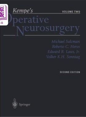 海外直订医药图书Kempe's Operative Neurosurgery: Volume Two Posterior Fossa, Spinal and Periphera 肯普手术神经外科：