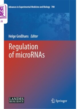 海外直订Regulation of Micrornas 微RNA的调节