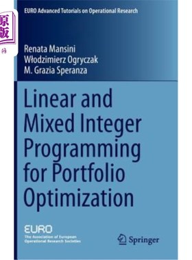 海外直订Linear and Mixed Integer Programming for Portfolio Optimization 投资组合优化的线性和混合整数规划