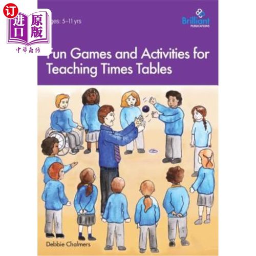 海外直订Fun Games and Activities for Teaching Times Tables 教学乘法表的有趣游戏和活动