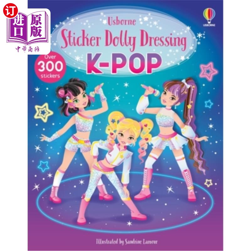 海外直订Sticker Dolly Dressing K-Pop 贴纸多利穿着韩国流行音乐