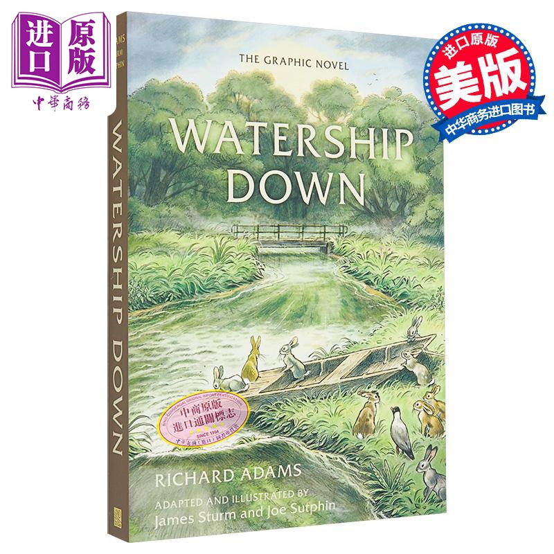 兔子共和国 图像小说 Watership Down The Graphic Novel 英文原版 Richard Adams James Sturm 绘本小说【中商原版】