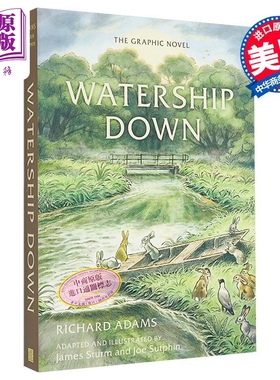 兔子共和国 图像小说 Watership Down The Graphic Novel 英文原版 Richard Adams James Sturm 绘本小说【中商原版】