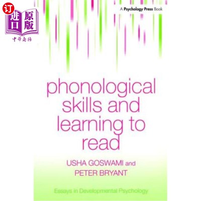 海外直订Phonological Skills and Learning to Read 语音技能和学习阅读