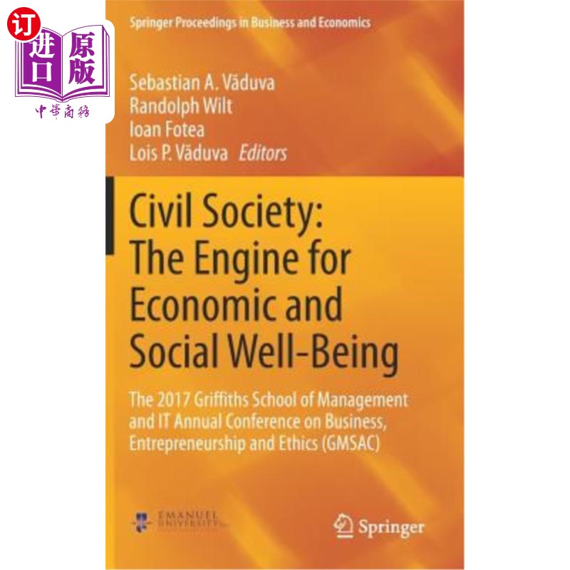 海外直订Civil Society: The Engine for Economic and Social Well-Being: The 2017 Griffiths 公民社会:经济和社会福祉的