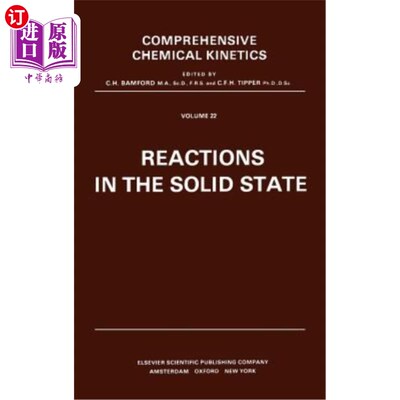 海外直订Reactions in the Solid State: Volume 22 固态反应：第22卷