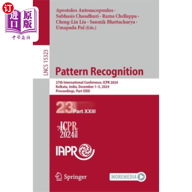 海外直订古英语 Pattern Recognition 模式识别