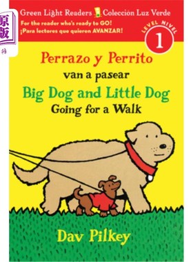 海外直订Big Dog and Little Dog Going for a Walk/Perrazo Y Perrito Van a Pasear: Bilingua 大狗和小狗散步/Pe
