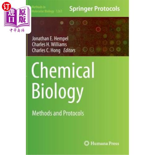 海外直订Chemical Biology: Methods and Protocols 化学生物学：方法和协议