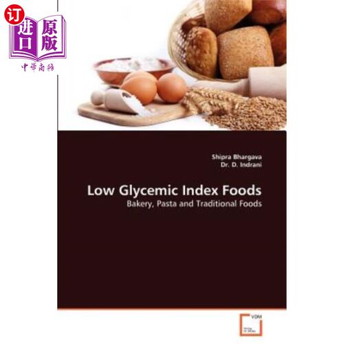 海外直订Low Glycemic Index Foods 血糖指数低的食物