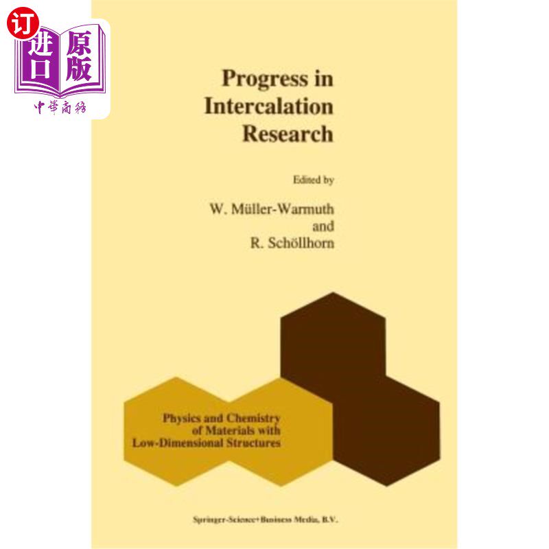 海外直订Progress in Intercalation Research 插层研究进展