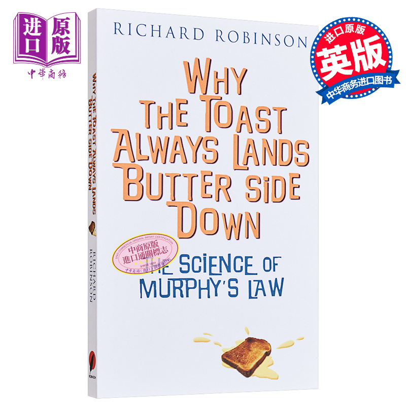 现货墨菲定律英文原版 Why the Toast Always Lands Butter Side Down etc UK Richard Robinson【中商原版】