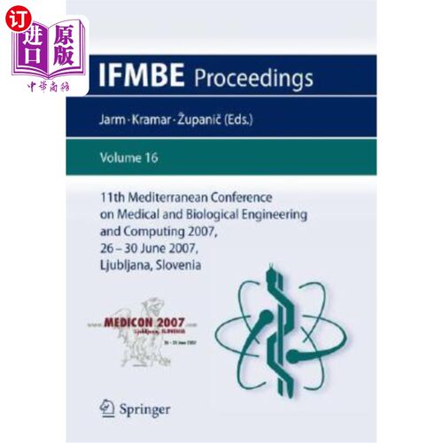 海外直订11th Mediterranean Conference on Medical and Biological Engineering and Computin 2007年第11届地