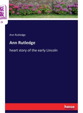 海外直订Ann Rutledge 安·拉特里奇