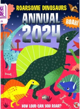 海外直订古英语 Roarsome Dinosaurs Annual 2024 咆哮恐龙2024