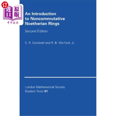 海外直订An Introduction to Noncommutative Noetherian Rings 非交换Noetherian环的介绍
