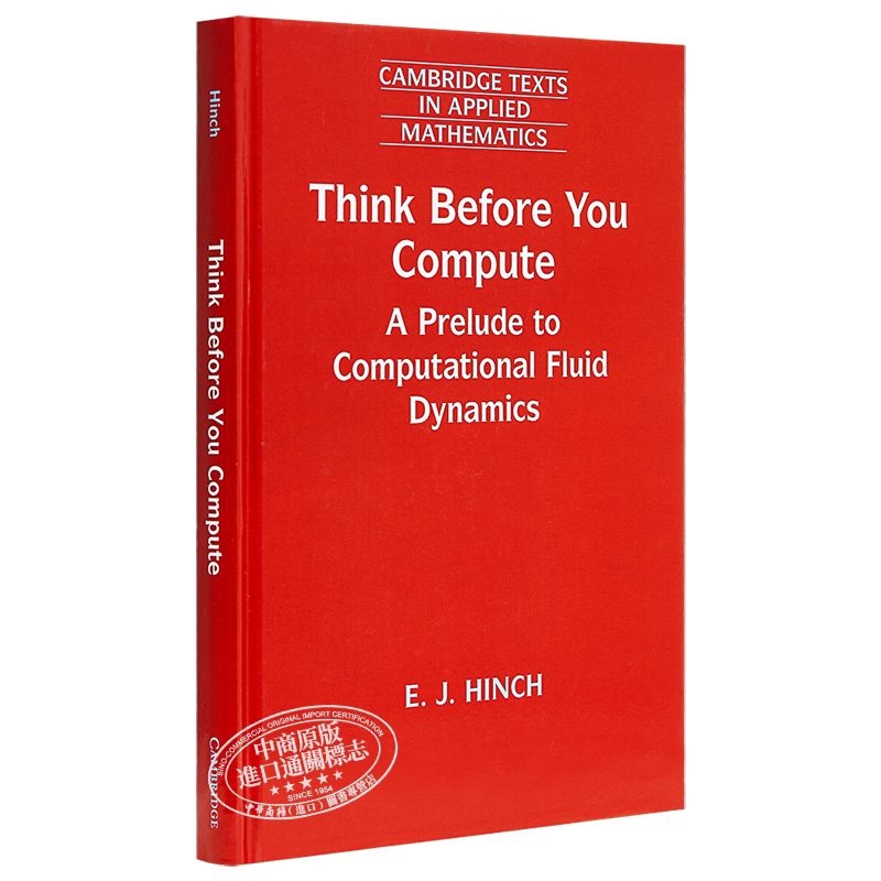 Think Before You Compute : A Prelude to Computational Fluid Dynamics 英文原版 在你计算之前思考 E.J. Hinch【中商原版