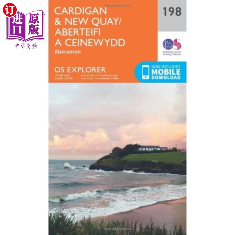 海外直订Cardigan and New Quay, Aberaeron 卡迪根和新码头,阿伯龙