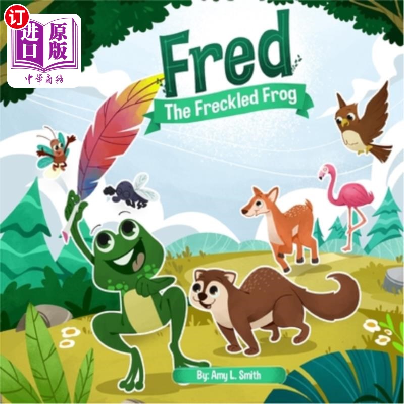 海外直订fred the freckled frog 雀斑青蛙弗雷德