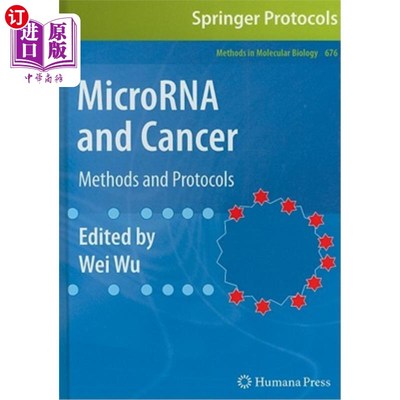 海外直订医药图书MicroRNA and Cancer: Methods and Protocols MicroRNA与癌症:方法和协议