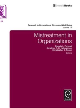 海外直订医药图书Mistreatment in Organizations 组织中的虐待