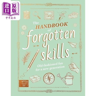 英文原版 技能手册 Handbook 童书 被遗忘 精装 Forgotten The 历史和故事 30多种技能 Skills 中商原版 进口儿童读物
