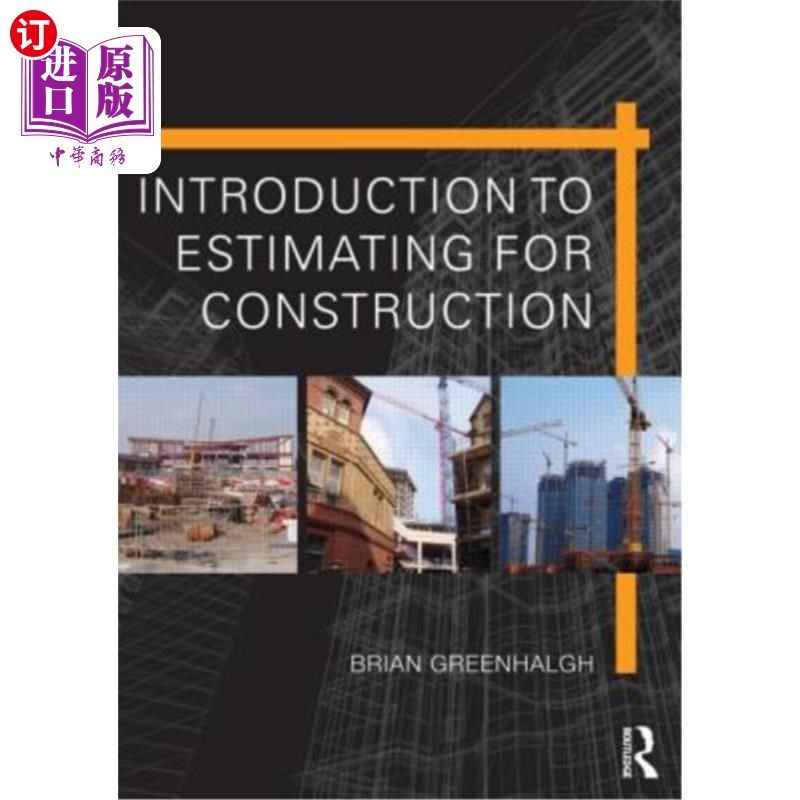 海外直订Introduction to Estimating for Construction 《施工预估导论