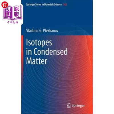 海外直订Isotopes in Condensed Matter 凝聚态物质中的同位素