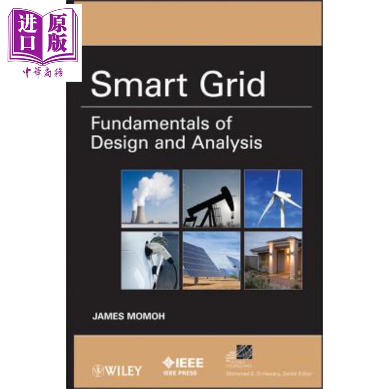 现货 智能电网 设计和分析的基础 Smart Grid 英文原版 电力工程与电工技术 James Momoh【中商原版】