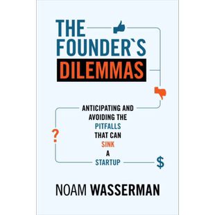 预售 创业者的窘境 The Founders Dilemmas英文原版 Noam Wasserman【中商原版】