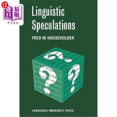 海外直订Linguistic Speculations 语言推测