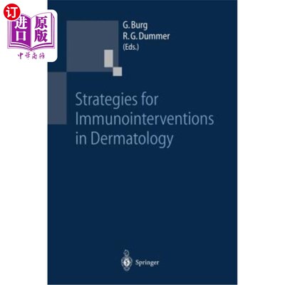 海外直订医药图书Strategies for Immunointerventions in Dermatology 皮肤科免疫干预策略