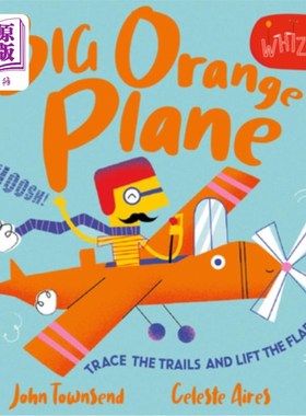 海外直订Big Orange Plane 橙色大飞机