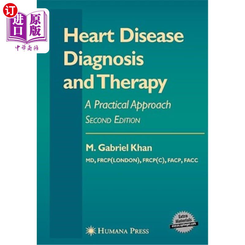 海外直订医药图书Heart Disease Diagnosis and Therapy: A Practical Approach 心脏病的诊断与治疗:一种实用的方法