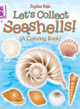 海外直订Let's Collect Seashells! (A Coloring Book) 我们去收集贝壳吧！（一本彩色书）