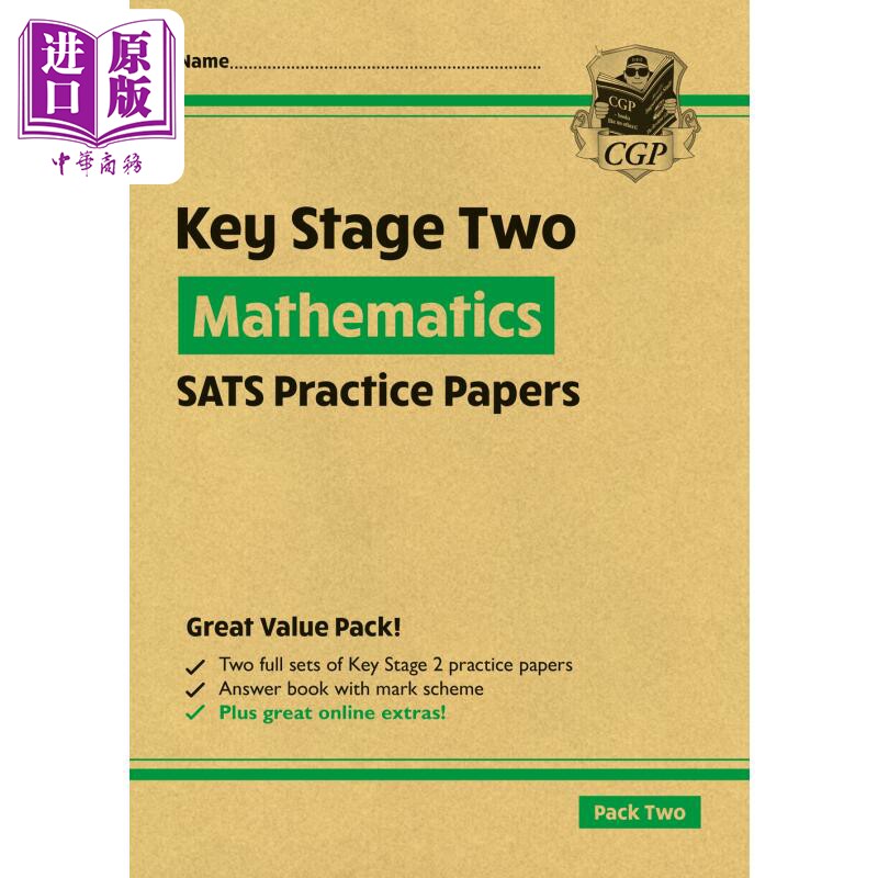 新KS2 Maths SATS实践论文套装2 New KS2 Maths SATS Practice Papers Pack 2 with free Online Extras英文原版【中商原版】
