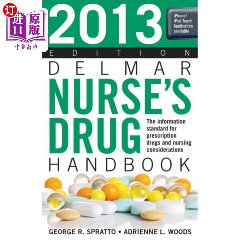 海外直订医药图书2013 Delmar Nurse's Drug Handbook 2013德尔马护士药物手册