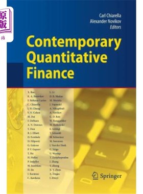海外直订Contemporary Quantitative Finance: Essays in Honour of Eckhard Platen 当代定量金融：纪念埃克哈德·普莱坦的文章