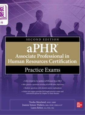 海外直订Aphr Associate Professional in Human Resources Certification Practice Exams, Sec 人力资源认证实践考试，第二