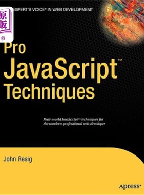 海外直订Pro JavaScript Techniques Pro JavaScript技术