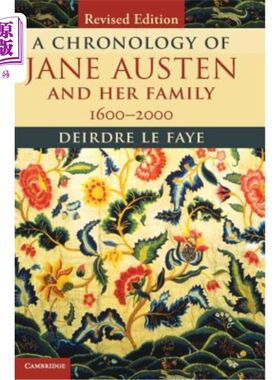 海外直订A Chronology of Jane Austen and Her Family: 1600-2000 简·奥斯汀和她的家庭年表:1600-2000