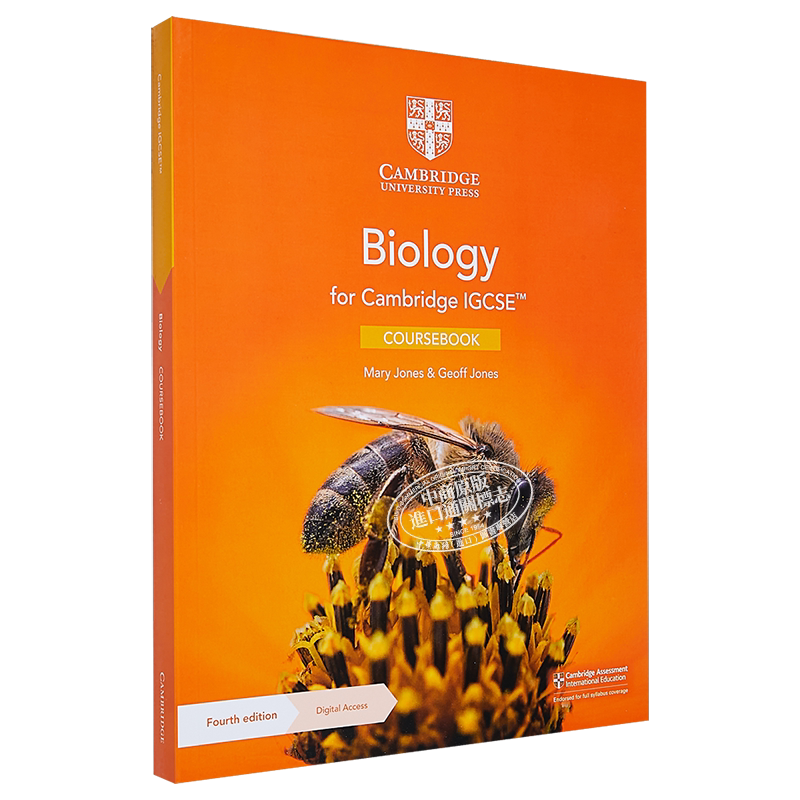 剑桥大学出版NEW Cambridge IGCSE Biology Coursebook with Digital Access (2 years)【中商原版】