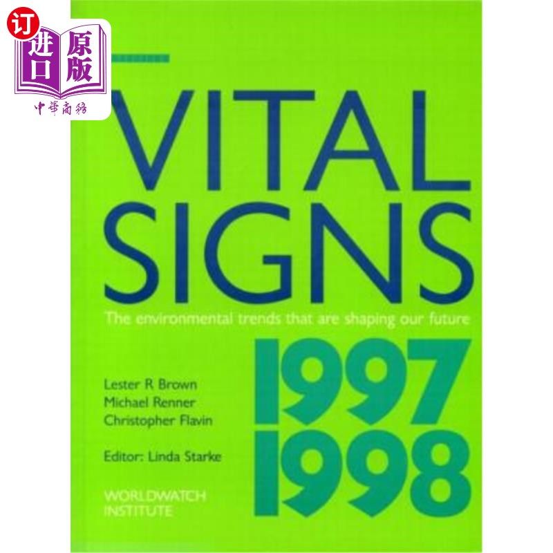 海外直订vital signs, 1997-1998: the environmental trends that