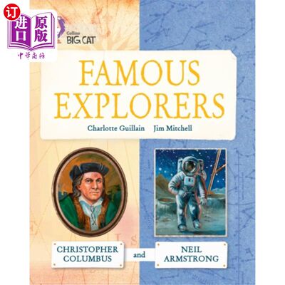 海外直订Famous Explorers: Christopher Columbus and Neil ... 著名的探险家:克里斯托弗·哥伦布和尼尔·阿姆斯特朗